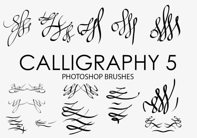 TOP 8 best brushes for calligraphy in Photoshop