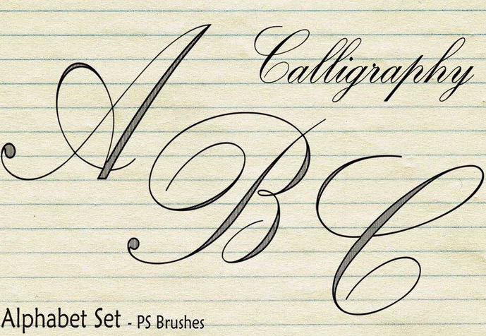 TOP 8 best brushes for calligraphy in Photoshop