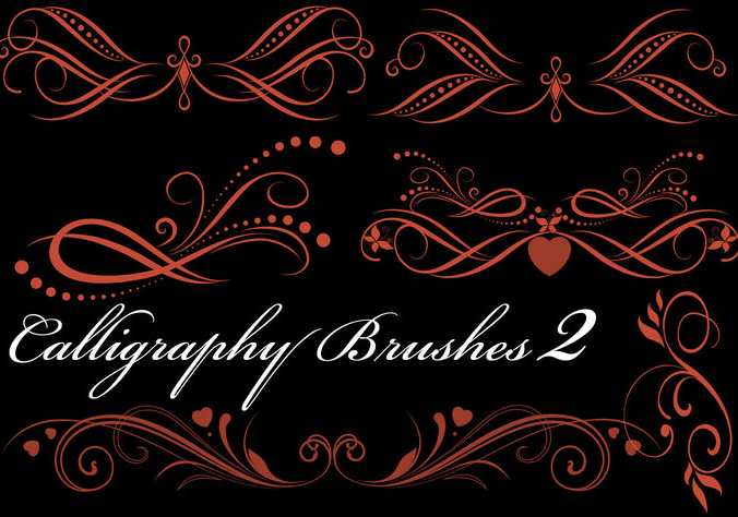 TOP 8 best brushes for calligraphy in Photoshop