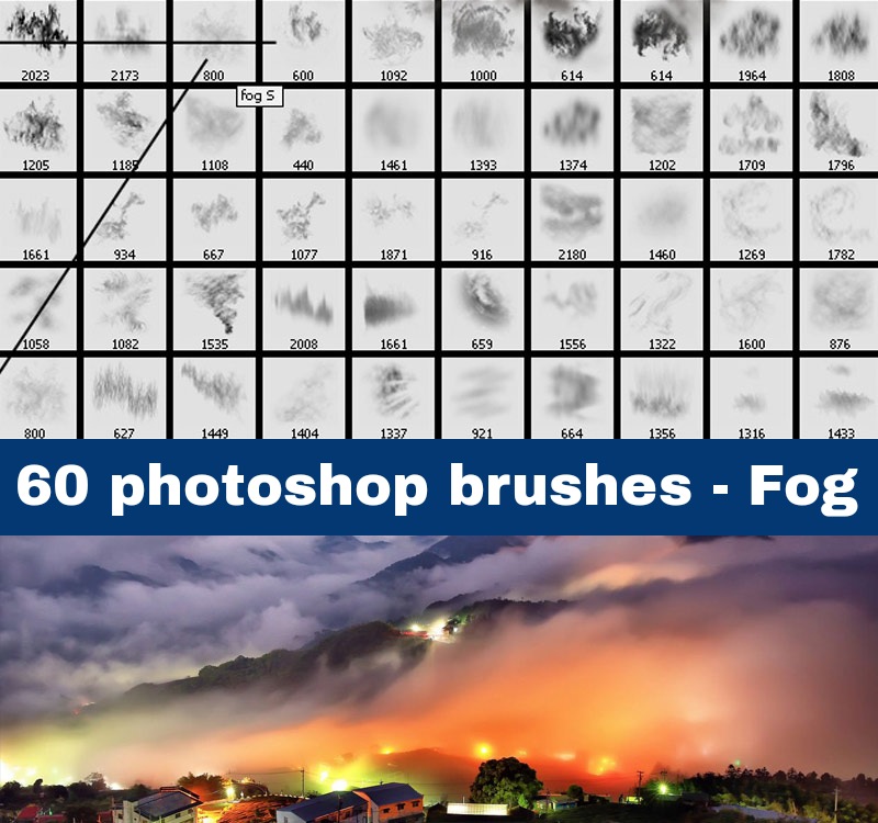 Photoshop brushes - Fog