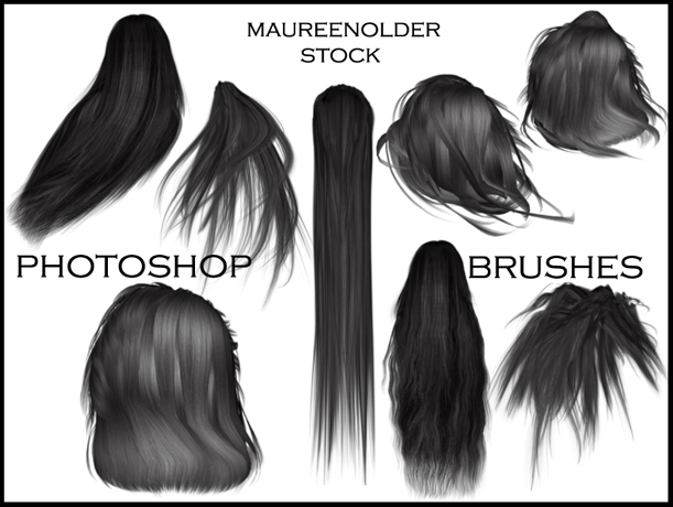 Photoshop hair brushes