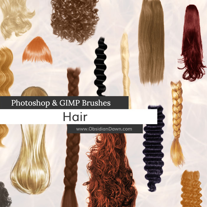 Photoshop hair brushes